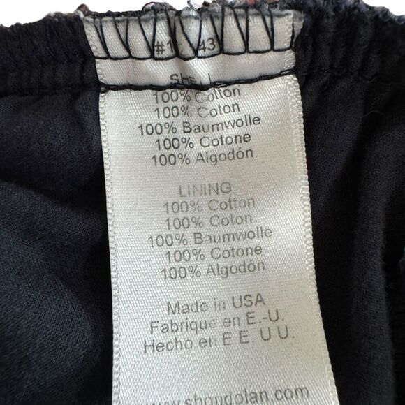 Dolan Womens Jumpsuit Navy Stripe Halter Sleeveless Cotton Lined Tie Pockets S - Picture 10 of 13